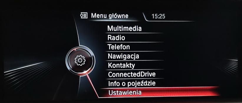 BMW NBT Tłumaczenie nawigacji - Polskie menu